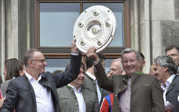 Bayern Munich celebrates 25th Bundesliga title