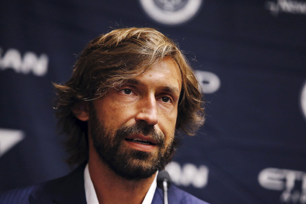 Italy playmaker Andrea Pirlo joins New York from Juventus