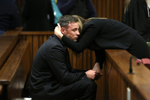 Paralympic gold medalist Pistorius faces a minimum 15-year jail term