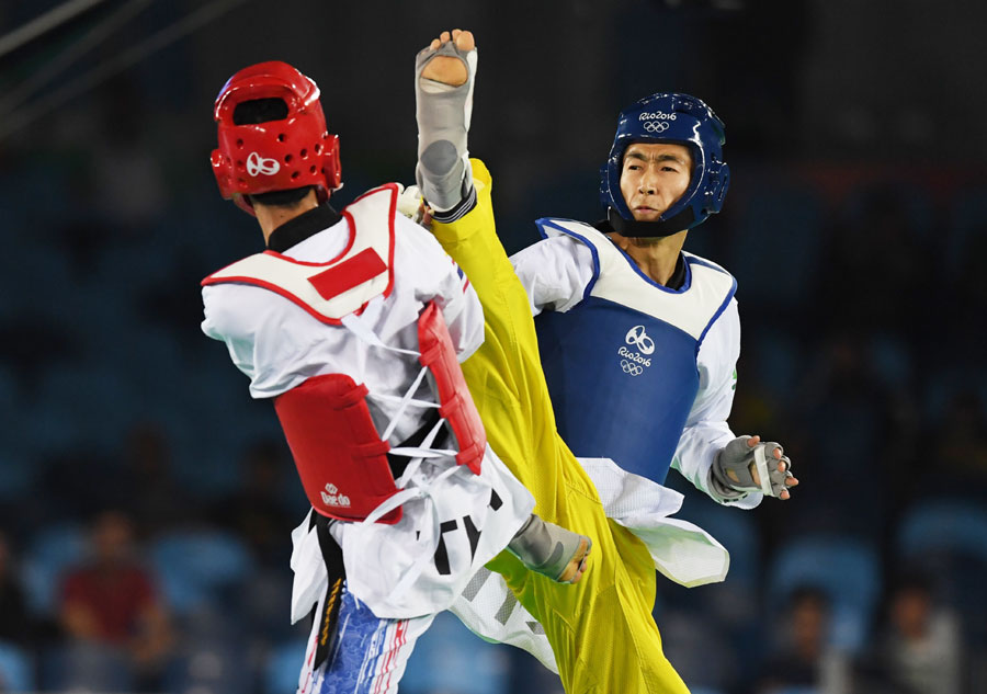 Zhao wins China's first gold medal in men's taekwondo