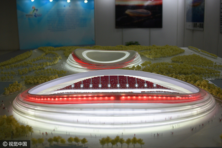 Beijing unveils design of speed skating venue for Olympics