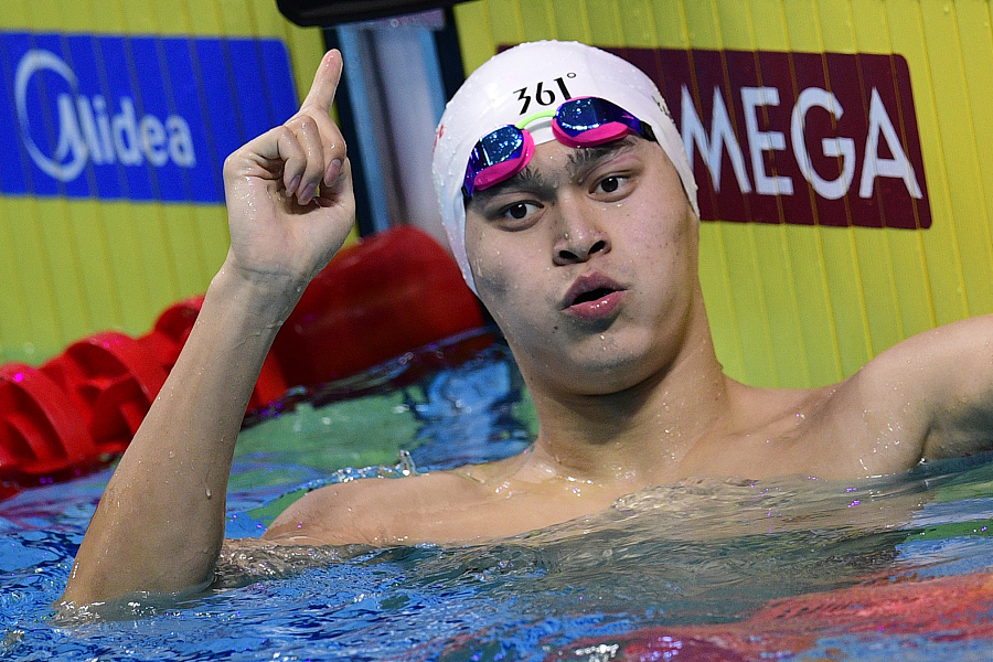 Chinese swimmers create waves at Worlds