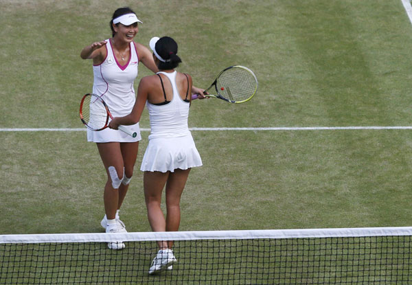 Peng and Hsieh win Wimbledon women's doubles title