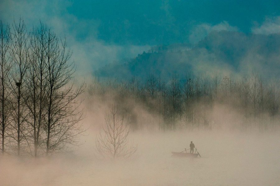 Golden paradise scenery in E China