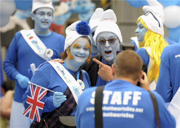 Global Smurfs Day celebrations