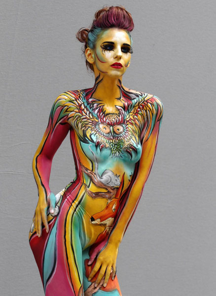 World bodypainting festival in Poertschach