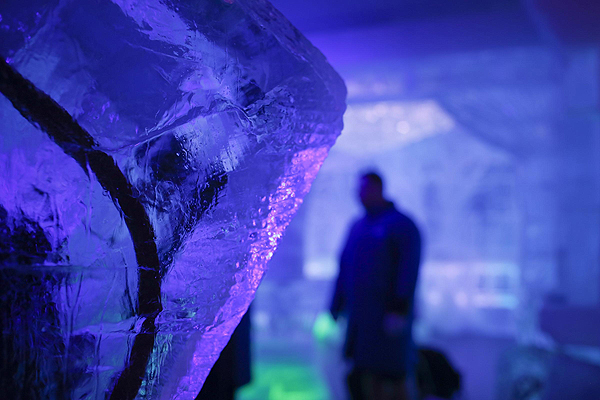 Cool down in an ice bar in NYC