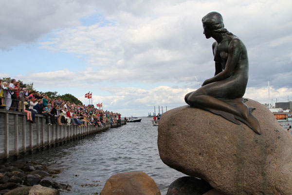 100th birthday celebration of statue 'Little Mermaid'