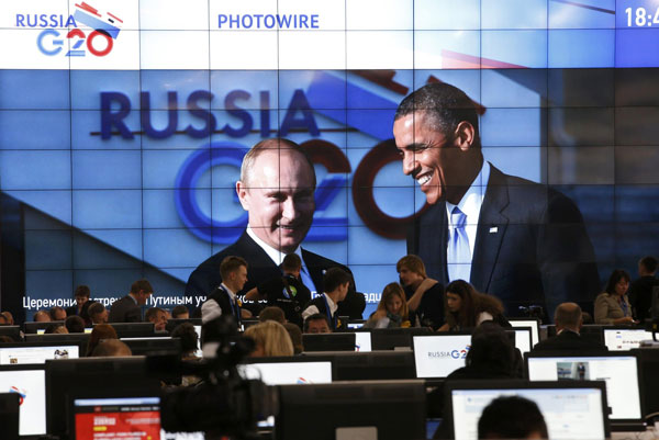 Obama, Putin meet for G20 at St petersburg