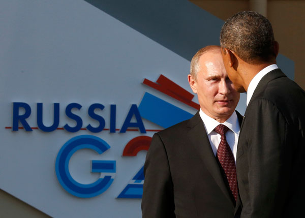 Obama, Putin meet for G20 at St petersburg