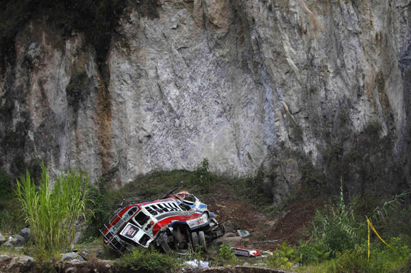 At least 38 killed in Guatemala autobus crash