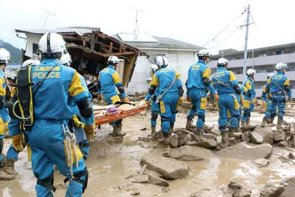 Landslides kill at least 27 in Japan