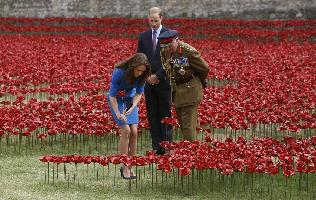 UK royals visit 'Blood Swept Lands and Seas of Red'