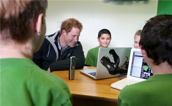 Prince Harry tells New Zealand kids he calls Queen 'granny'