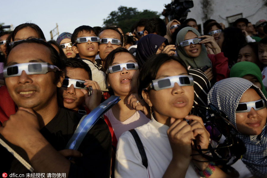 Southeast Asia experiences rare total solar eclipse