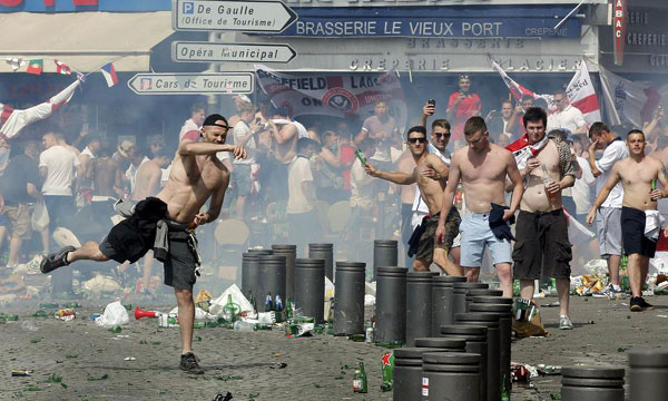 Euro 2016 violence spreads to second French city