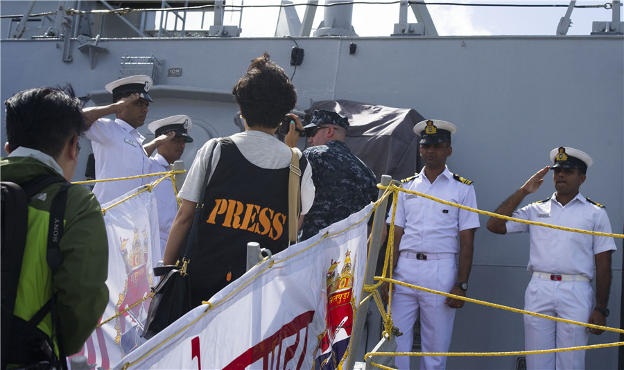 Chinese navy fleet joins RIMPAC 2016 open day