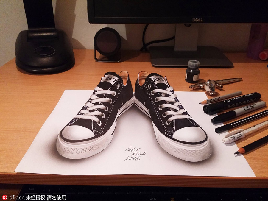 Serbian artist creates incredible 3-D art