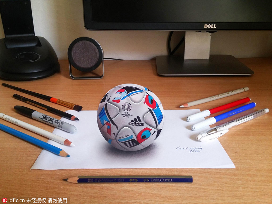 Serbian artist creates incredible 3-D art