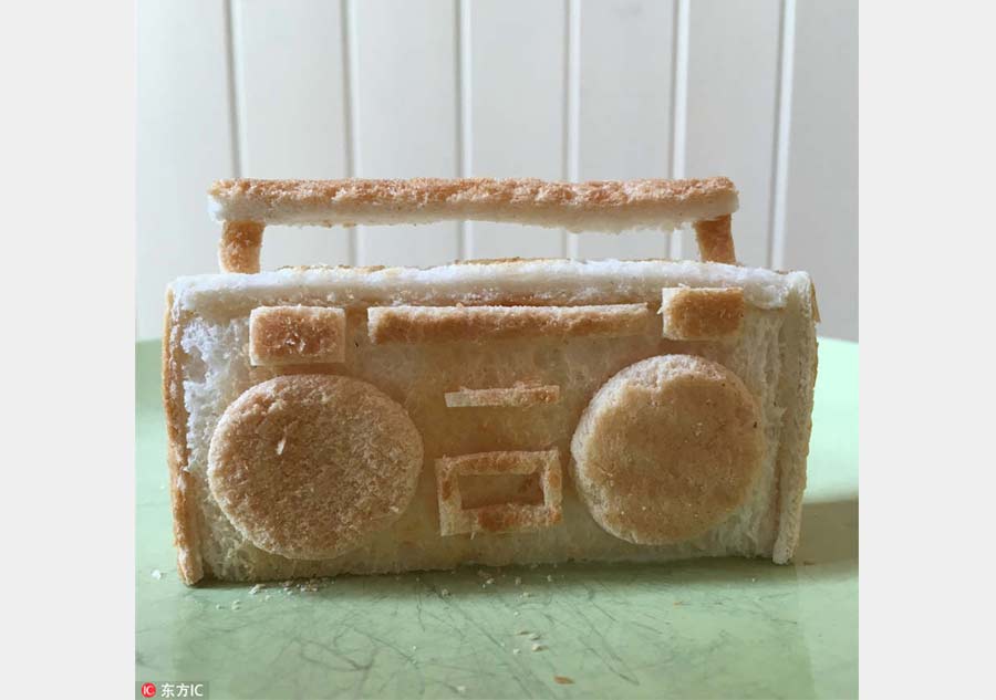 British dad turns breakfast into work of art