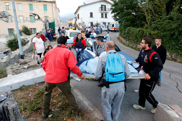 Several killed after strong quake strikes Italy, topples buildings