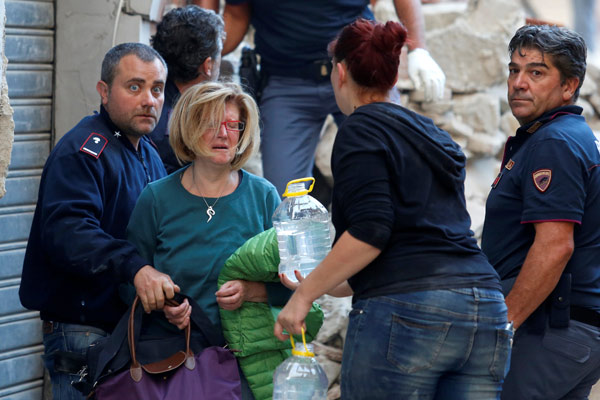 Several killed after strong quake strikes Italy, topples buildings