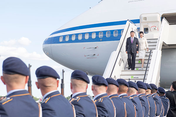 President Xi arrives in Berlin for state visit to Germany