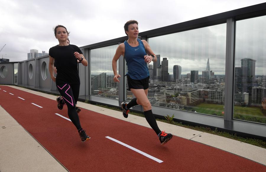 White Collar Factory unveils London's highest rooftop running track