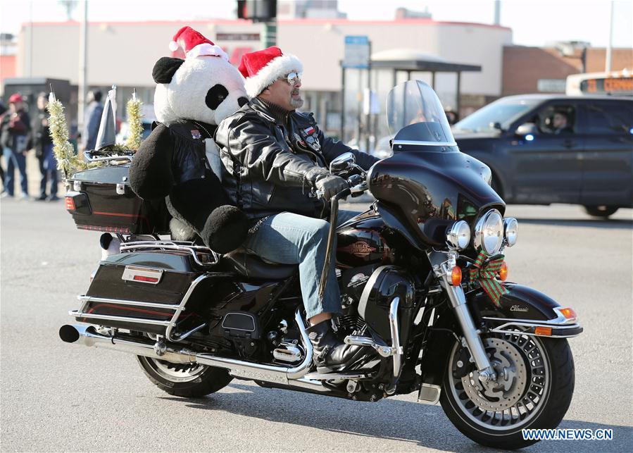 Chicagoland Toys for Tots Motorcycle Parade held in US