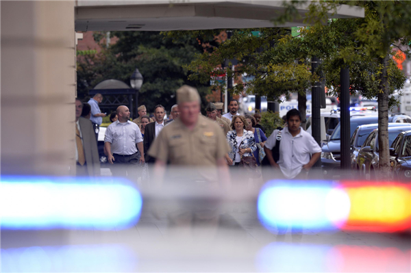 Shots fired at Washington Navy Yard